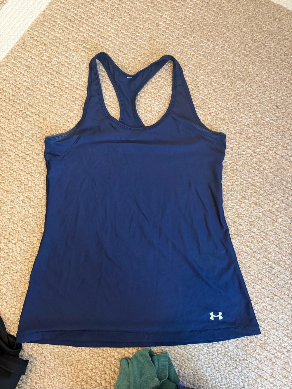 Under Armour Navy Racerback Performance Tank